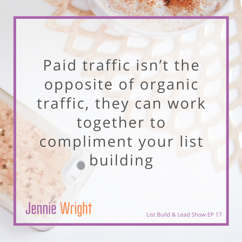 How Paid Ads Can be an Effective Part of Your Organic List Build Strategy. [Episode 17 of List Build & Lead]